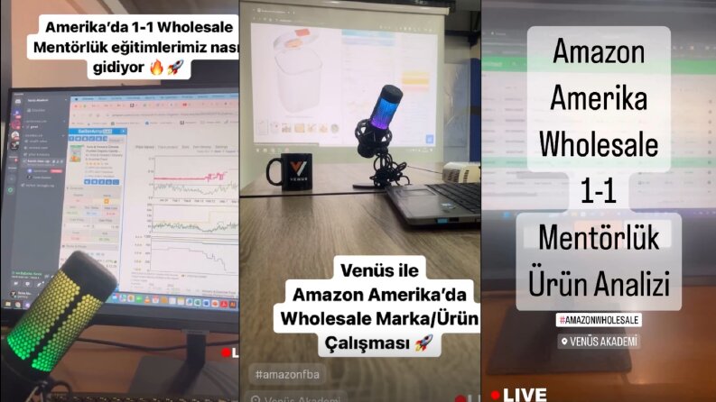 Amazon Amerika'da 1-1 Wholesale Mentörlük Hizmetiyle Başarı