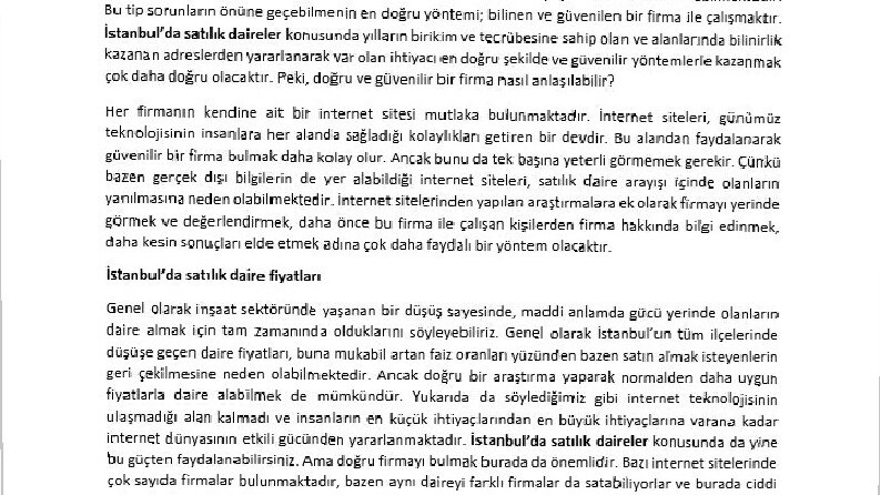 Emlak çeviri işi