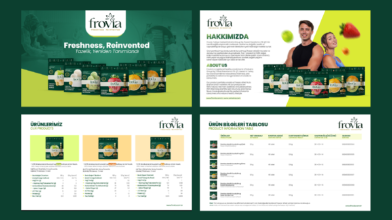 Gıda Firması Katalog - Sunum Tasarımı