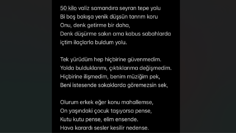 BELİRLENEN BEAT'E UYGUN ŞARKI SÖZÜ YAZMAK