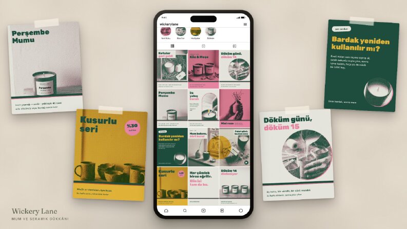 Wickery Lane için 12 gönderilik Instagram profili