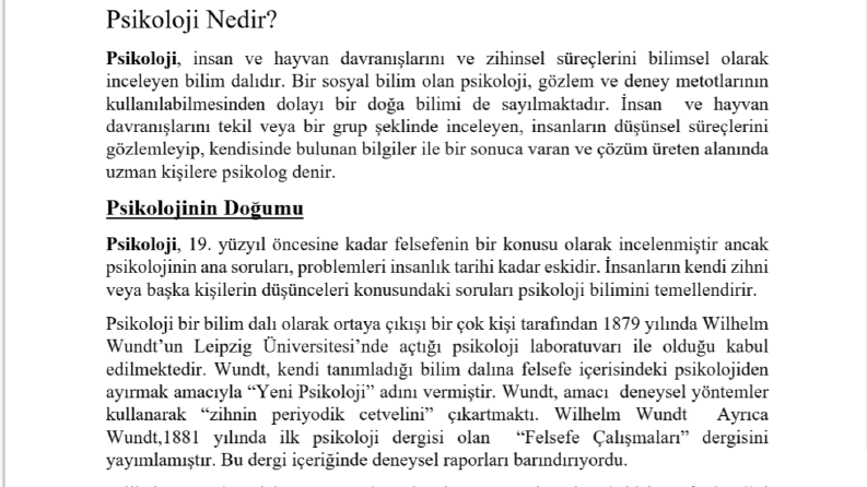 Makale yazımı