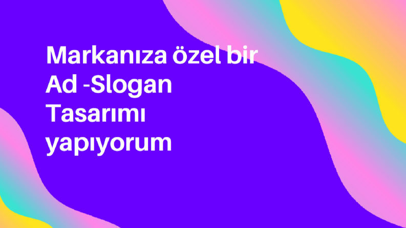 sektörünüz için Ad-slogan tasarım 