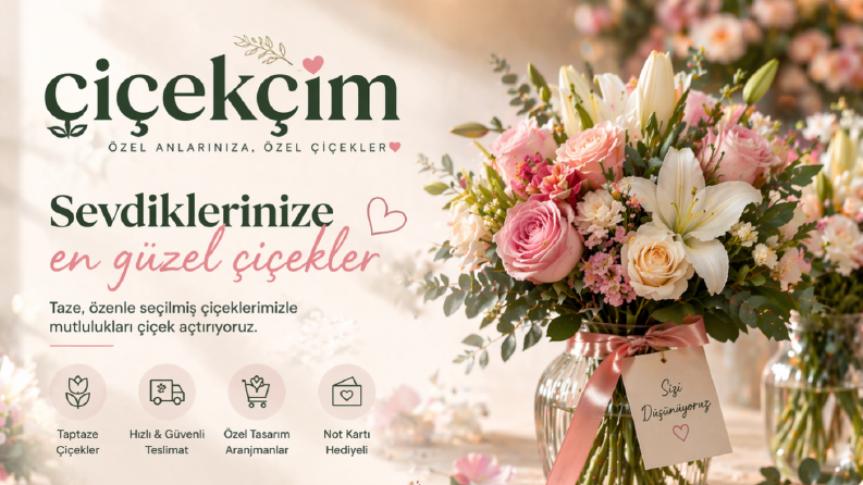 Çiçekçi Firması Reklam Çalışması