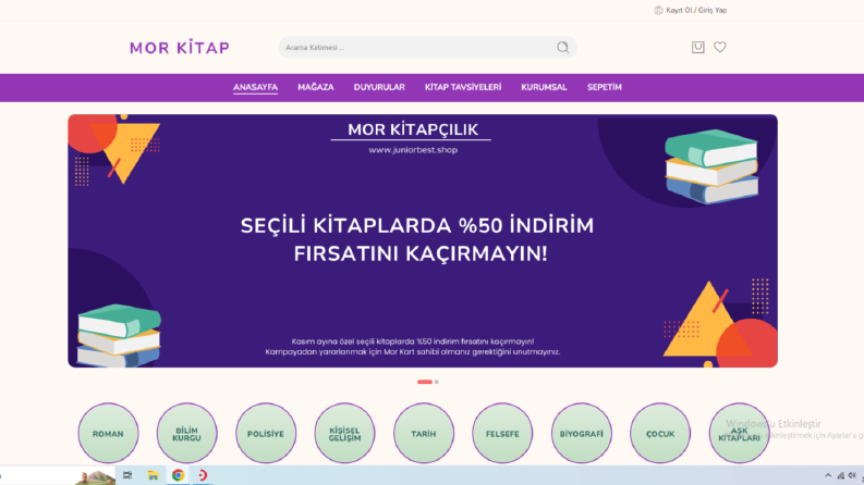 WordPress - E-ticaret sitesi
