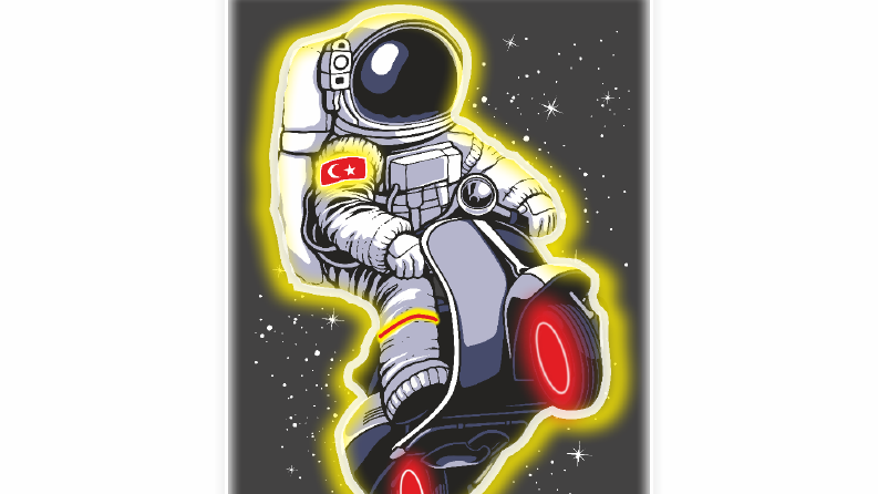Neon Astronot