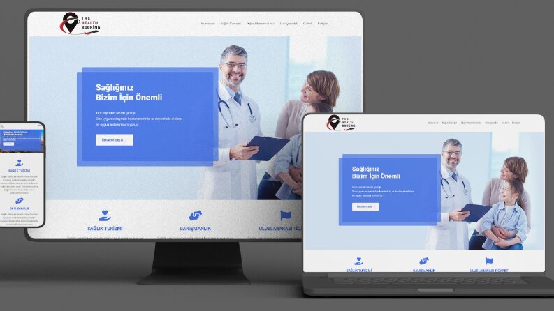 TheHealthBooking & Kurumsal Web Sitesi Yapımı