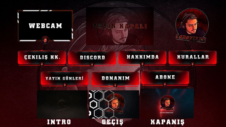 Cyronix twitch Tasarımları