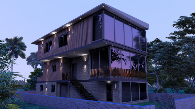 Doğayla Uyumlu Villa Tasarımı