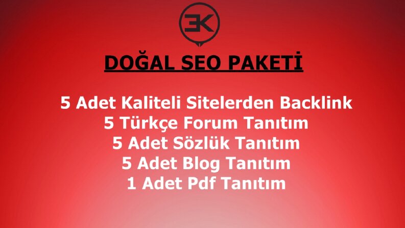 Doğal Seo Paketi