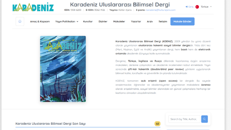 Akademik Dergi Sitesi