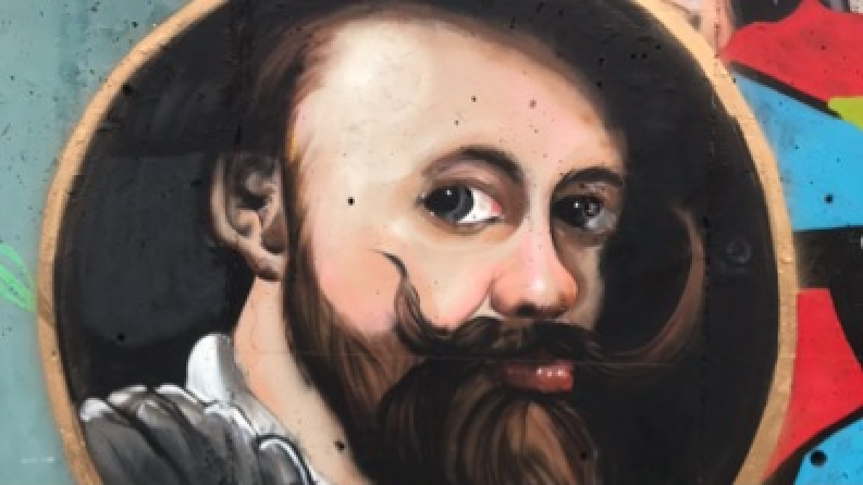 Graffiti portre çalışması 