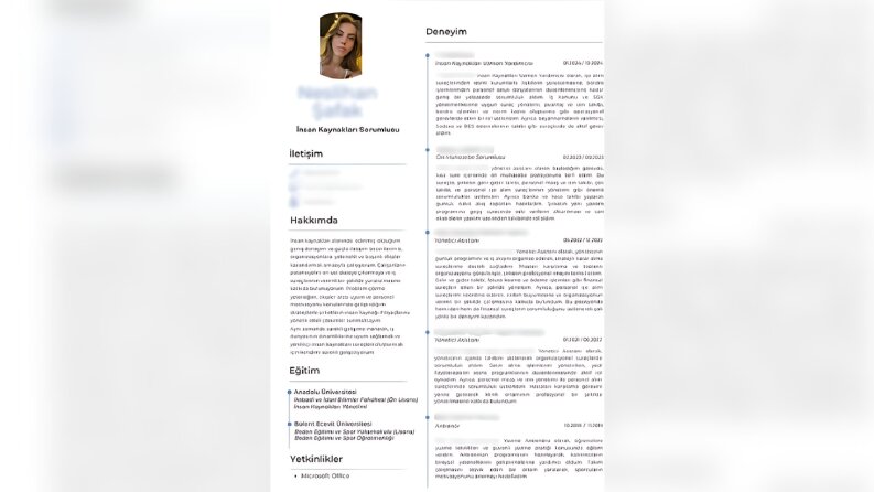 CV Tasarımı