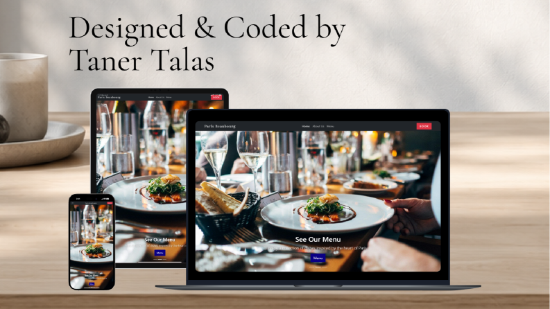 Restoran Web Projesi - Tasarım & Kodlama
