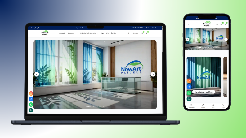 Plicell Perde Satış E-Ticaret Websitesi