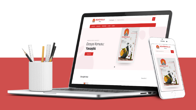 Demiryolu Dergi Kurumsal Web Sitesi