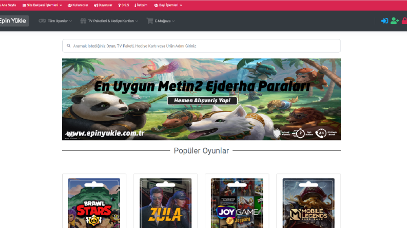 E-Pin Satış Sistemi V1