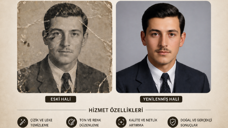 Fotoğraf restorasyon işlemi