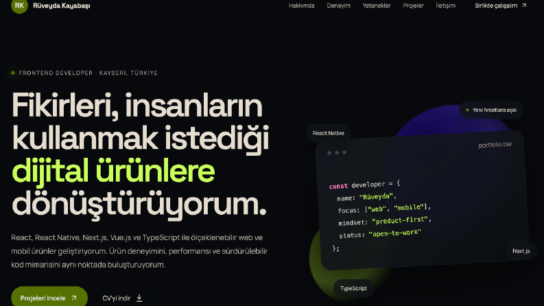 Modern Kurumsal Web Sitesi ve MobilUygulama Geliştirme