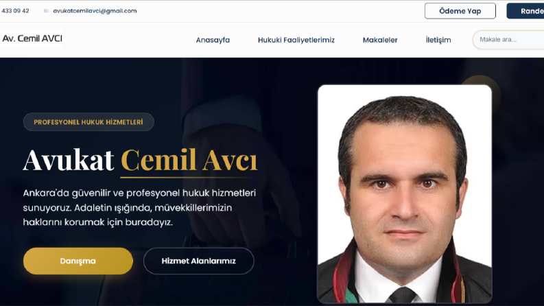 Cemil Avcı - Web Site Tasarımı