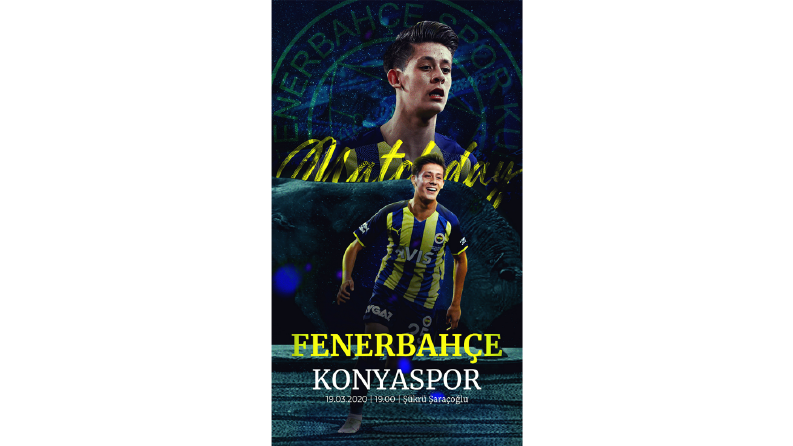 Arda Güler Fenerbahçe Konsept Maç Tasarımı
