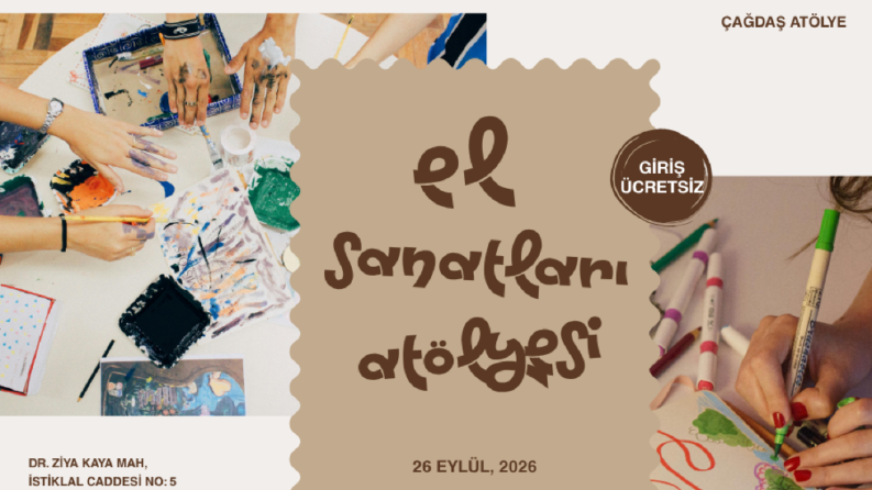 Sanat Atölyesi Workshop Tanıtım İlanı