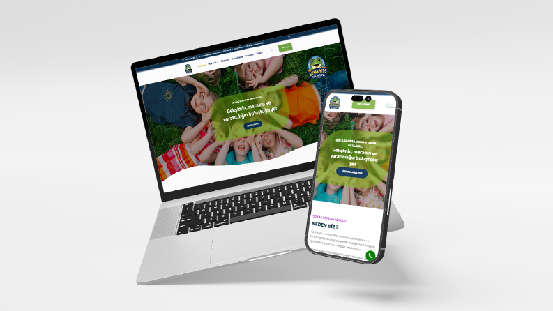 Anaokulu firmamız için web sitemiz hazırlandı teslim edildi
