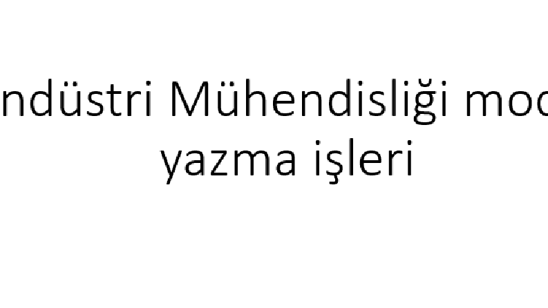 İş örneğim