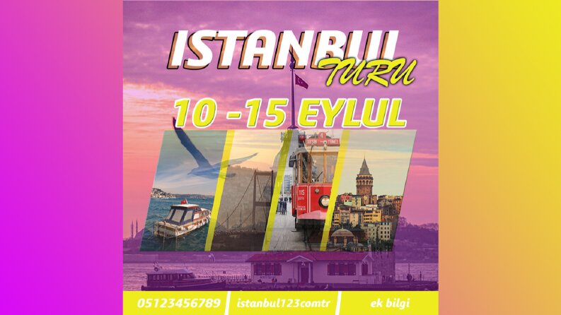 Örnek broşür tasarımı
