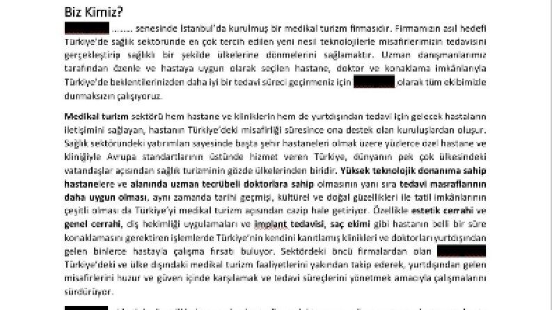 Hakkımızda Yazısı