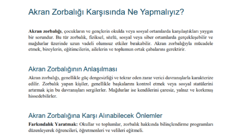Bir psikoloji kliniği için yazdığım içerik
