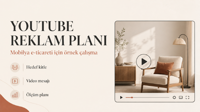 YouTube reklamları için örnek kampanya planı