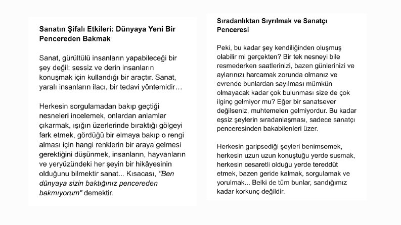 Sanatın Şifalı Etkileri: Dünyaya Yeni Bir Pencereden Bakmak
