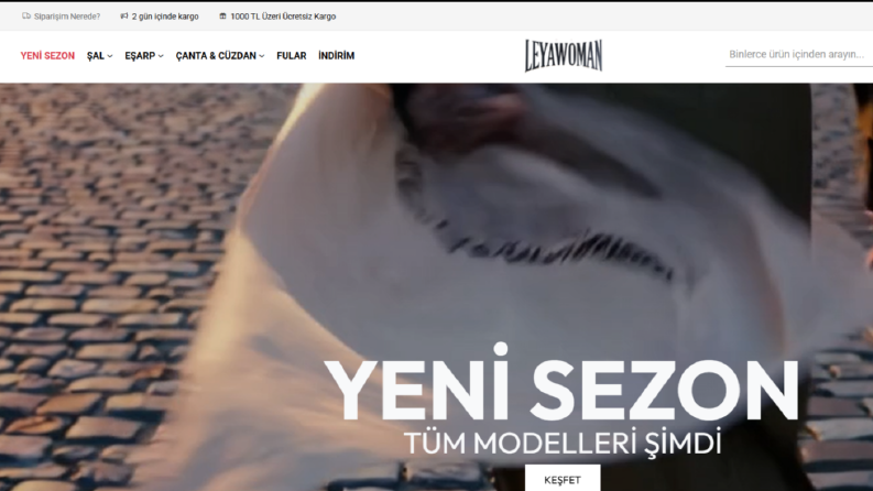 Leyawoman E-Ticaret Sitesi