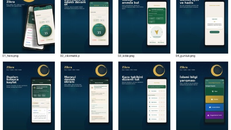 Zikra - Dua, Hadis ve Zikir Mobil Uygulaması