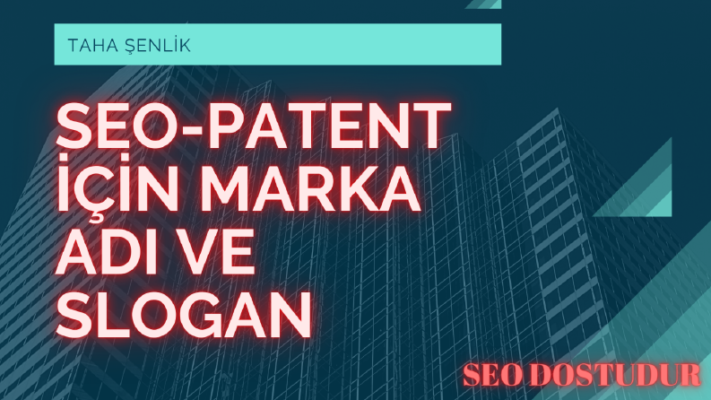 SEO Dostu Marka Adı Ve Slogan