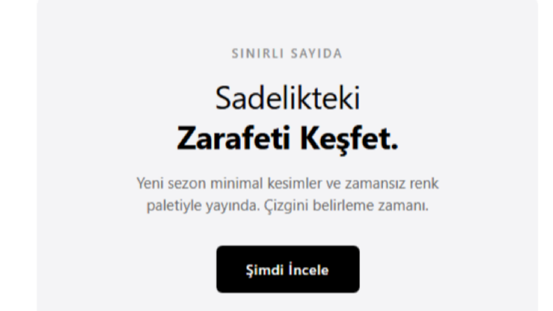 Profesyonel e-mail tasarımı