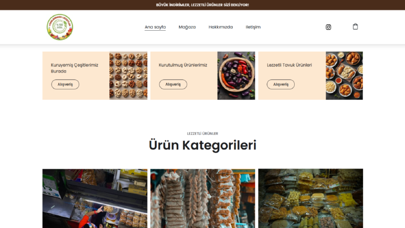 E-Ticaret Sitesi Tasarımı
