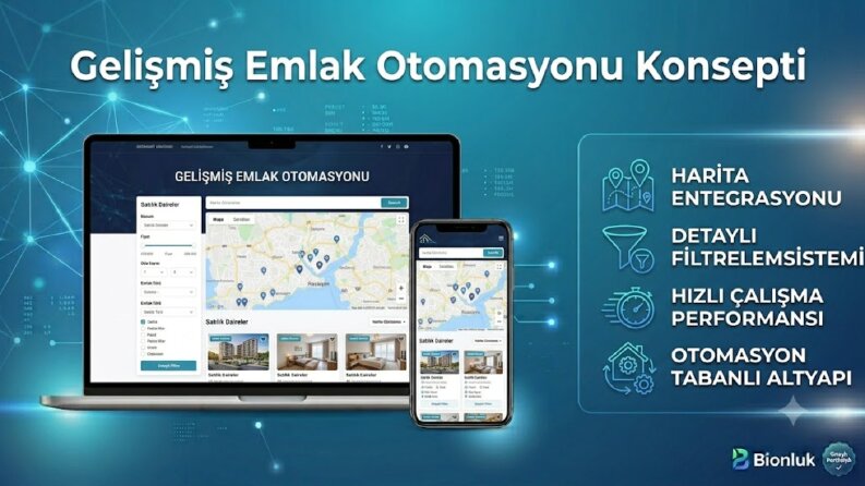 Gelişmiş Emlak Otomasyonu Konsepti