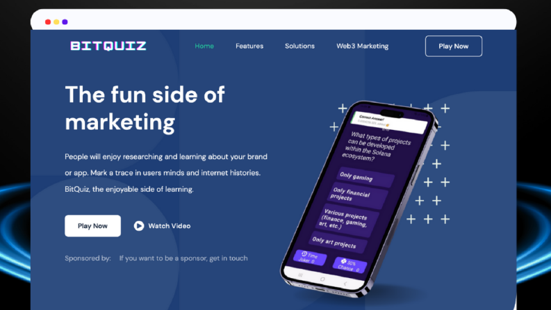 BitQuiz Blockchain Web Oyunu