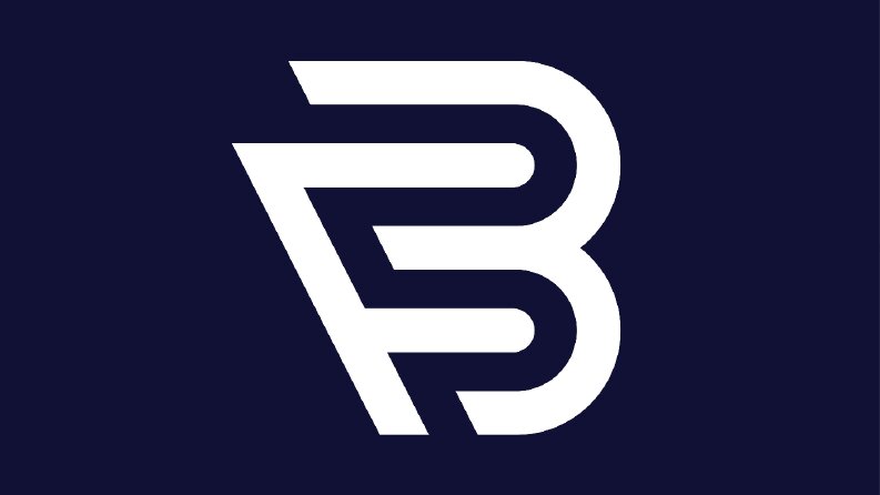 Harf Karışımı Flat Logo