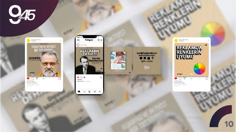 9.45 Creative için Sosyal Medya Görselleri