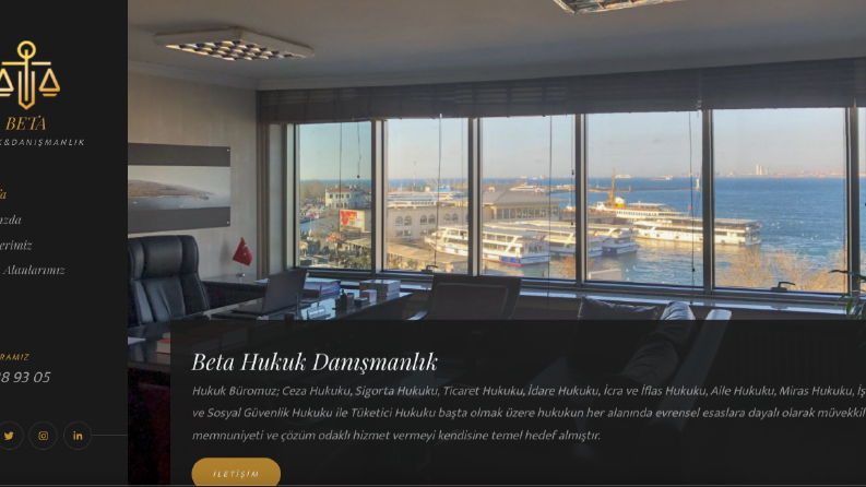 Hukuk Bürosu - Kurumsal Web Sitesi