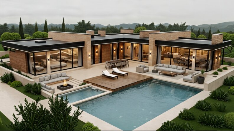 İç ve Dış 3D Görselleştirme-Render