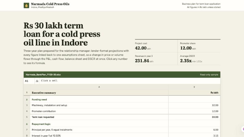 Banka Kredisi İçin İş Planı ve Finansal Model