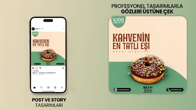 Bean & Co. – Hayali Bir Kafe Markası Tasarımı