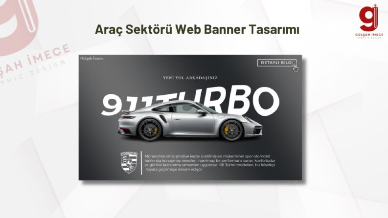 Araç Sektörü Web Banner Tasarımı