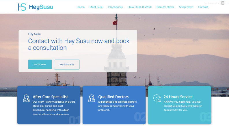Sağlık Turizmi Web Site Tasarımım