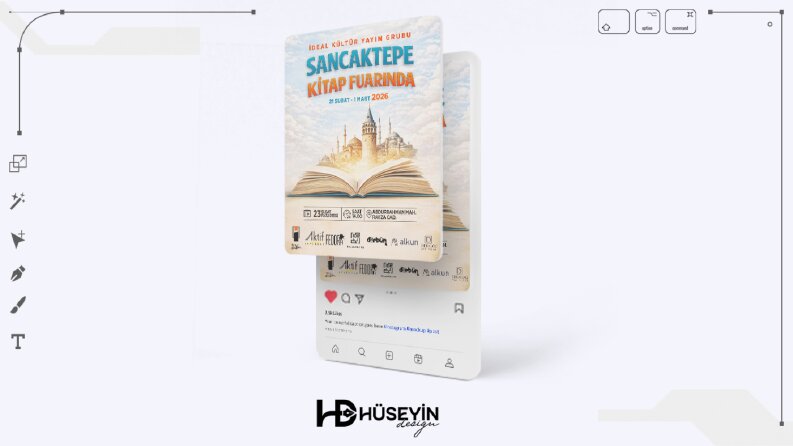 İdeal Kültür Yayın Grubu – Sancaktepe Kitap Fuarı Post Tasar