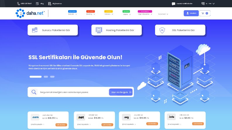 Hosting Web Arayüz Çalışması